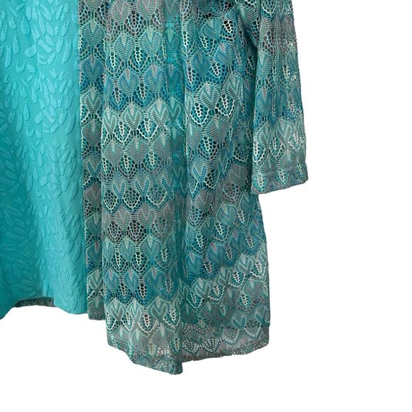 Vintage BonWorth 2-Pc Set Knit Pullover and Lace Jacket LP Y2K 90s Cottagecore - Picture 2 of 8